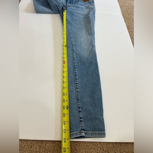 Good American Icon Mixed Media Denim and Faux Suede Jeans Size 2 / 26 - Picture 9 of 10